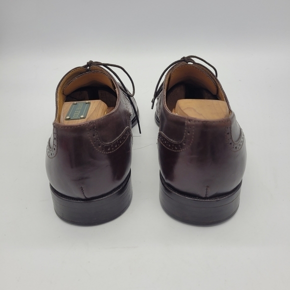Vito Rufolo 4393-02 Oxford Cap Toe Brown Leather Men\'s Shoes 9.5 Made in ?? main image 11